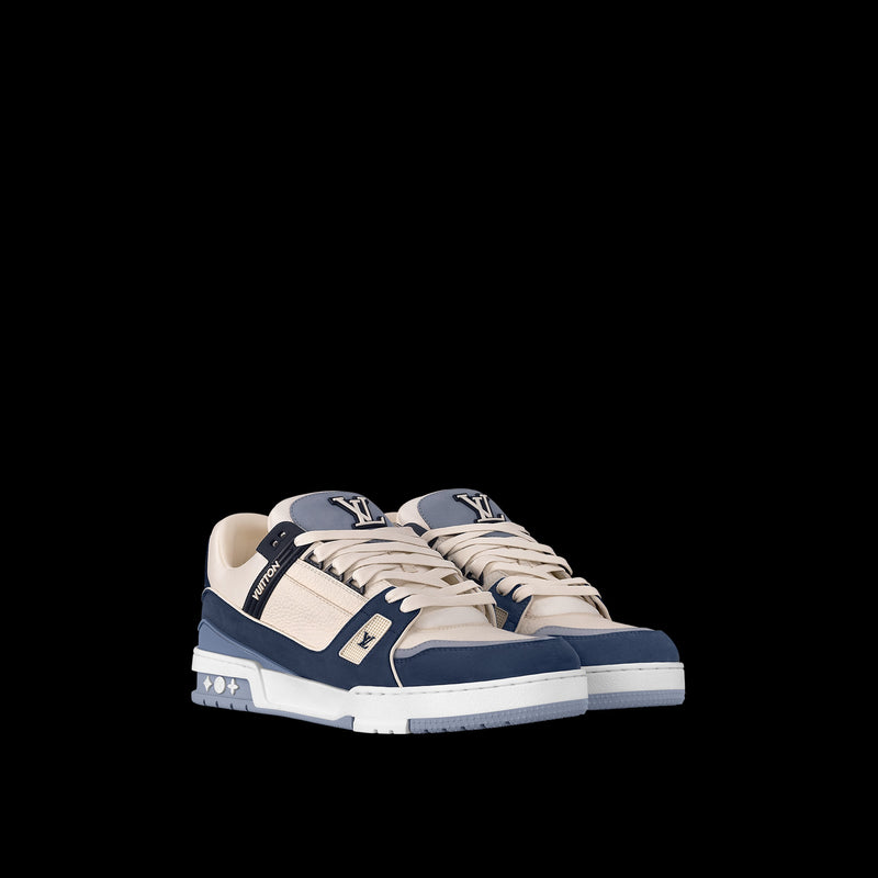 Tênis Louis Vuitton Lv Skate White Blue - Réplica